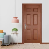 Oda Kapı Kolu Aynalı Nikel İnox Sağa Sola Uygun Ön Arka Oda Kapısı 1 Takım thumbnail 5