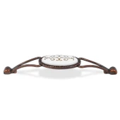 Mobilya Mutfak Çekmece Dolap Kulpu Kulbu Kulpları (128 mm-12.8 cm) Eskitme Antik Bakır Metal thumbnail 4