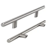 Mobilya Mutfak Çekmece Dolap Kapak Kulpu Kulbu 192 mm İnox Metal Kulp (10 Adet) thumbnail 6