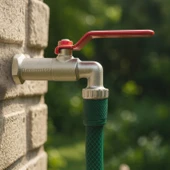 Küresel 1/2 Rekorlu Krom Bahçe Musluğu Korozyona Dayanıklı Rekorlu Tam Geçişli Bahçe Musluğu thumbnail 4