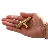 Metal Düğme Tek Vidalı Çekmece Mutfak Mobilya Dolabı Dolap Kulpu Kulbu Kulpları Gold Altın thumbnail 2