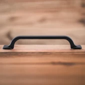 Mobilya Mutfak Dolabı Çekmece Dolap Kulpları Kapak Kulpu Kulbu Siyah 128 Mm-12.8 Cm Metal Kulp thumbnail 3