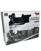 Vardem Işıklı ve Sesli Klasik Buharlı Tren Seti 30 Parça 1613A thumbnail 1