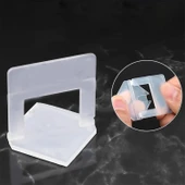 100 Adet Seviye Tespit Artısı Klipsi Fayans Hizalama Derz Artısı Beyaz 2 mm - 4