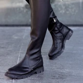 Iyan Siyah Cilt Çorap Çizme thumbnail 5