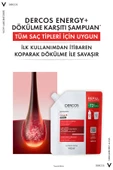Vichy Dercos Energisant Saç Dökülmesine Karşı Şampuan Refill 400 ml - 3
