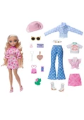 Barbie Dream Besties Festival Kombinleri Malibu Bebek ve Aksesuarları JGH87 - 5
