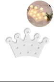 Northcity 3D Dekoratif Pilli Kraliçe Tacı Model Led Masa ve Gece mbası - 7