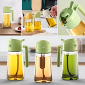 Northcity 2si 1arada Yağ Dökücü ve Spreyli Yağdanlık Cam Yağ Püskürtücü thumbnail 5