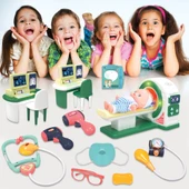 Ogi Mogi Toys Işıklı ve Sesli Bilgisayarlı Tomografi Makinesi Medikal Oyun Seti thumbnail 5