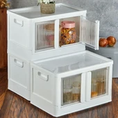 Northcity Tek Katlı 1 Ünite Üst Üste Eklenebilir Demonte Mutfak ve Banyo Düzenleyici RafBeyaz thumbnail 3