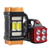 Northcity Sor ve USB Şarjlı LED COB El Feneri 1500 mAh Şarjlı Taşınabilir Çalışma IşığıSu Geçirmez HB2678 - 1