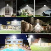 Northcity Dış Mekan ve Kamp İçin USB İle Şarj On 4 Farklı Işık Modlu Güçlü Projektör mba 200W 3600 Mah - 4