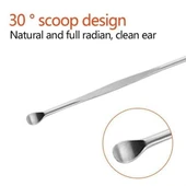 Northcity 6 Parça Pasnmaz Çelik Kuk Balmumu Topyıcı Çıkarıcı Temizleyici Bakımı Çubuk Seti - 7