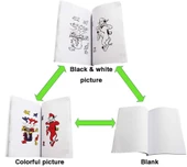 Sihirli Defter Sihirli Kitap İlizyon Oyunu Sihirli Oyun Defteri 13x10 cm thumbnail 3