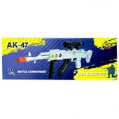 AK-47 Gun Electric Işıklı Sesli Tüfek - 2