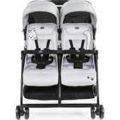NessiWorld Ohlala Twin İkiz Bebek Arabası Silver - 2