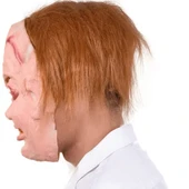 Çaki Maskesi Kahverengi Saçlı LateNessiWorld Et Chucky Çaki Maskesi thumbnail 1