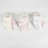 Cenet 2'li Abs'li Kız Bebek Soket Çorap K44048 Asorti - 1