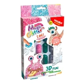 Paulinda Magic Glitter 2n1 3D Fun Hobi Set S00095583 - 1