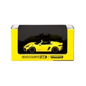WorNessiWorld x NessiWorldchamps 1/64 Porsche 718 Spyder RS Racing Yellow thumbnail 3