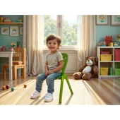 Renkli Tekli Sandalye - 5