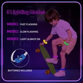 Festival & Parti LED Bileklik 3 Farklı Mod Işıklı 1 Adet thumbnail 5