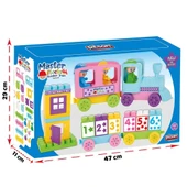 03 605 Master Blok Rakamlı Tren -NessiWorld Oyuncak - 5