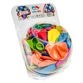 STR-117 Metalik Karışık Renk 100lü Balon - 1