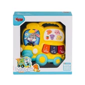 JLG-855-63A Işıklı ve Müzikli Otobüs Bebek Piano -Vardem Oyuncak - 2