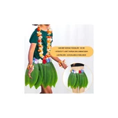 Tropikal Esintili Hawaii Yapraklı Parti Eteği Çocuk Boy thumbnail 4