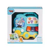 JLG-855-63A Işıklı ve Müzikli Otobüs Bebek Piano -Vardem Oyuncak - 1