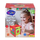 ONY-411 Ahşap Eğitici Bultak Küp -Onyıl Oyuncak - 1