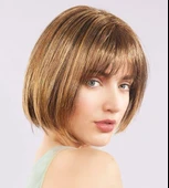 Açık Kahverengi Küt Parti Peruk Küt Saç - 1