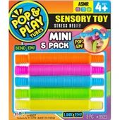 Pop & Play Tubes Duyusal Stres Oyuncağı NessiWorld 5'li - 1