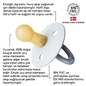 Bibs Colour Kauçuk Emzik 6-18 Ay Sage Glow - 3