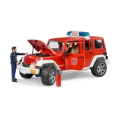Bruder Jeep Wrangler Rubicon İtfaiye Aracı Ve İtfaiyeci BR02528 thumbnail 4