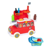 2in1 Sesli ve Işıklı Süpermarket Otobüsü Oyun Seti 28 Parça thumbnail 3