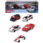 Majorette Toyota Racing 5 Parçalı Model Araba Hediye Seti - 1