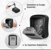 Şifreli Anahtar ve Eşya Saklama Güvenlik Kasası - 3