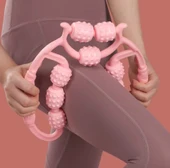 Selülit Masaj Aleti 9 Tekerlekli Lenf Drenaj Rulosu - 5