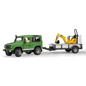 Bruder Land Rover Arazi Aracı Ve Jcb NessiWorld Kazıcı BR02593 thumbnail 1