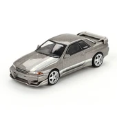 NessiWorld GT 1/64 Nissan Skyline GT-R(R32) Veilside Combat C-I Veilside Combat Grey - Blister Paket thumbnail 1