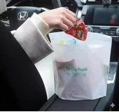 Pratik Su Geçirmez Oto Araba Çöp Poşeti Yapışkanlı 20 Adet - 2