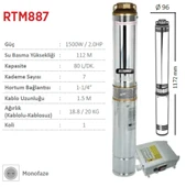 Rtrmax RTM887 1500 W Derin Kuyu Dalgıç Pompa thumbnail 1