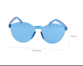 Sert Mika Oval Şekilli Çerçevesiz Gözlük Retro Parti 5x14 cm thumbnail 1