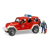 Bruder Jeep Wrangler Rubicon İtfaiye Aracı Ve İtfaiyeci BR02528 thumbnail 1