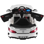 444 Akülü 12V Beyaz Araba - 4