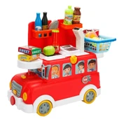2in1 Sesli ve Işıklı Süpermarket Otobüsü Oyun Seti 28 Parça thumbnail 1