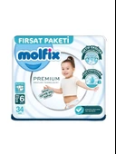 Molfix Premium Bebek Bezi Fırsat Paketi 6 Beden 15+ Kg 34 Adet - 1